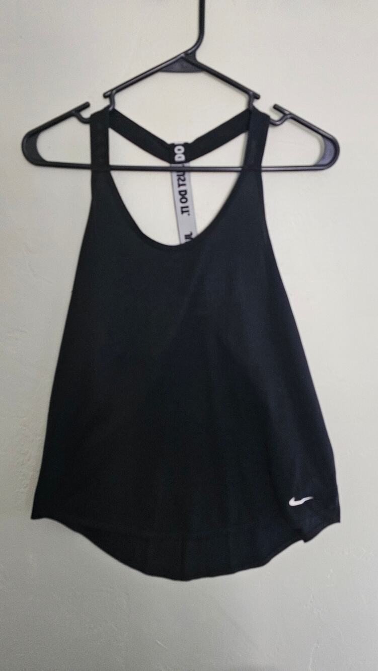 Nike Black Sleeveless Performance Tank Top  Size M